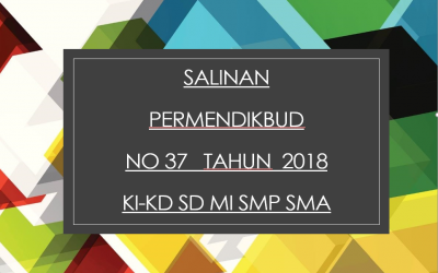 Salinan Permendikbud No 37 Tahun 2018 KI-KD SD MI SMP SMA